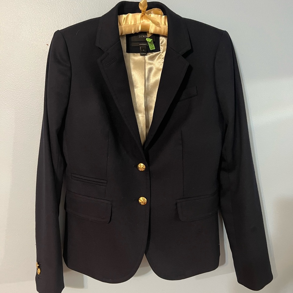 J.Crew original school boy blazer in navy size 2